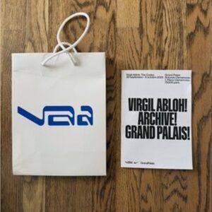 Virgil Abloh Archive Grand Palais Event Program & Colette Bag Exclusive